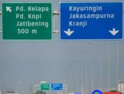 Sering Lihat Tapi Enggak Paham, Ini Bedanya Papan Penunjuk Arah Plank Berwarna Hijau dan Biru di Jalan Tol yang Anda Lihat