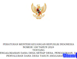 Peraturan Menteri Keuangan Nomor 108 Tahun 2024 tentang Pengalokasian Dana Desa, Masyarakat dan Kepala Desa Wajib Tahu?