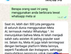 500 Juta Lebih Pengguna Meta Al, namun, Hati-Hati Berinteraksi dengan Mesin Meta Al ini! Begini kata ketua JWI Sumut