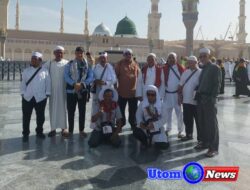 Jemaah Haji Kloter 10 Embarkasi Medan Ziarah Sekitar Madinah