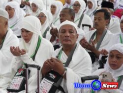 Jemaah Calhaj Kloter 13 Langsung Pakai Kain Ihram Sejak di Ahmed
