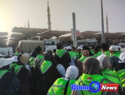 Jemaah Haji Kloter 9 KNO Wisata Rohani ke Mesjid Nabawi