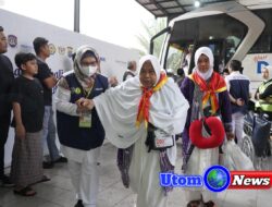 354 Jemaah Haji Kloter 14 Tiba di Tanah Air, 1 Wafat, 1 Tunda Kepulangan