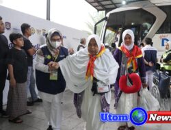354 Jemaah Haji Kloter 14 Tiba di Tanah Air, 1 Wafat, 1 Tunda Kepulangan