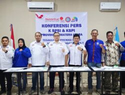 K SPSI AGN Sumut dan KSPI Sumut Gelar Konferensi Pers : Tegakkan Supremasi Sipil dan Sahkan RUU Ketenagakerjaan