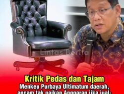 Menteri Keuangan Purbaya Yudhi Sadewa Tembus Isu Kelam Tata Kelola Pemda: “Jual-Beli Jabatan dan Proyek Fiktif Hambat Pembangunan Nasional”. Oleh; Hasan Basri Siregar Ketua JWI Deli Serdang.