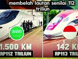 Proyek Kereta Cepat Pejabat Dinilai Boros dan Korup Bahkan Lebih Jahat Dari Iblis. 0leh: Hasan Basri Siregar KA Biro Utomo news Deli Serdang.