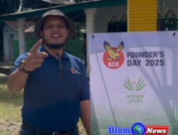 Staf dan Kayawan PT Gunung Melayu bersama SSL di Hari Founders Day 2025 Lakukan Bersih-Bersih Lingkungan Rumah Ibadah