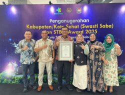 Pertama dalam Sejarah, Deli Serdang Raih Penghargaan Kabupaten Sehat Swasti Saba Wiwerda