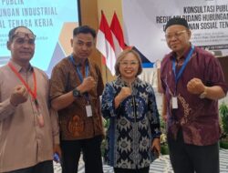 Dirjen Pembinaan HI Kemenaker RI Gelar Konsultasi Publik di Medan Sumatera Utara 