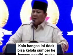 Presiden Prabowo Tegaskan Indonesia Akan Swasembada Pangan dan Energi dalam 5 Tahun.