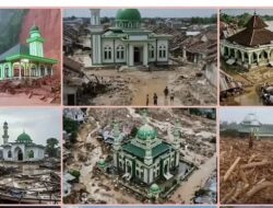 Masjid Tetap Berdiri, Saksi Keagungan Allah Saat Banjir Bandang Lumpuhkan Aceh,Sumatra dan Padang.