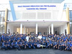 Tepat Satu Tahun Kepemimpinan, Bupati-Wabup Resmikan Kantor Damkar Deli Serdang