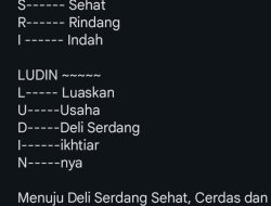 Akronim Nama Bupati Deli Serdang dr. Asriludin Pantas Jadi ‘Peta Jalan’ Menuju Daerah Aman, Sehat, dan Religius