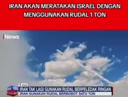Iran Siap Lumati Israel dengan Rudal 1 Ton: Ancaman “Raja Setan” Menuju Perang Total?