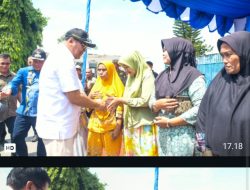 Bupati & Wabup Salurkan Bantuan 1.800 Paket Sembako PT Evergreen International