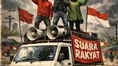 Ribuan Masyarakat Korban Bencana Banjir Kabupaten Langkat Gelar aksi di Kantor Bupati dan DPRD Langkat