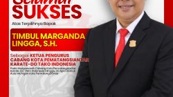 Timbul Marganda Lingga Resmi Dikukuhkan sebagai Ketua Pengcab Tako Indonesia Pematangsiantar