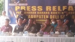 BNNK Deli Serdang Berhasil Musnahkan 2 Kg Sabu Kurir Bandara Kualanamu