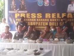 BNNK Deli Serdang Berhasil Musnahkan 2 Kg Sabu Kurir Bandara Kualanamu