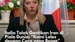 ITALIA TOLAK ULURAN UTUSAN TRUMP, TEGASKAN TIKET PIALA DUNIA HARUS DIREBUT DI LAPANGAN
