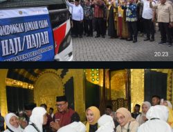 Pemkab Deli Serdang Lepas Calon Jemaah Kloter 15 Menuju Asrama Haji Medan