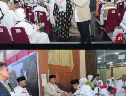 Lom Lom Suwondo Lepas Jemaah Haji Kloter 15 Menuju Tanah Suci