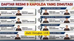 Mutasi Besar Polri: 108 Perwira Bergeser, 91 Dipromosikan, Komjen Panca Putra Pimpin Lemdiklat    
