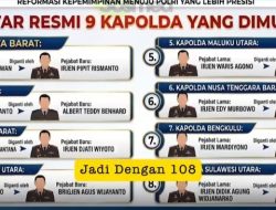 Mutasi Besar Polri: 108 Perwira Bergeser, 91 Dipromosikan, Komjen Panca Putra Pimpin Lemdiklat    