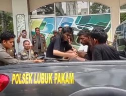 Satpol PP Tangkap Maling Kabel di Plaza Deli Mas, Lubuk Pakam, Pagi Hari Ini
