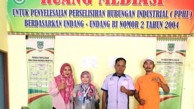 Mediasi Sengketa Mutasi Pekerja PT.KCN di Rokan Hulu Belum Capai Kesepakatan, Disnaker Siapkan Anjuran Tertulis