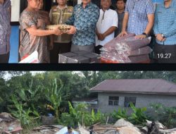 Lom Lom Suwondo Tinjau dan Salurkan Bantuan Korban Puting Beliung di Patumbak