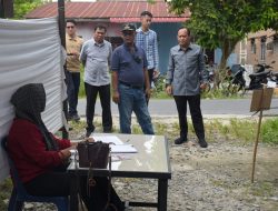 Sekda Tinjau TPS di Pasar VI Kualanamu, Pilkades Berlangsung Tertib dan Lancar