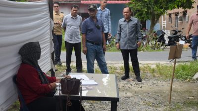 Sekda Tinjau TPS di Pasar VI Kualanamu, Pilkades Berlangsung Tertib dan Lancar