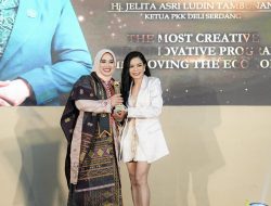 Ny Jelita Asri Ludin Tambunan Raih Penghargaan Best Figure 2026 atas Inovasi Pemberdayaan Ekonomi Masyarakat