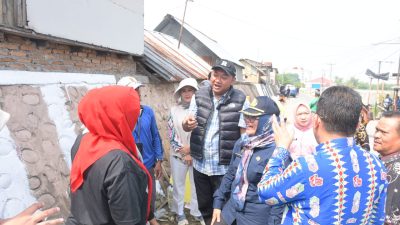 Sentuhan Mural Kreatif Warnai Penataan Kawasan Kumuh di Percut