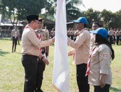 “Jaga Kekompakan, Jangan Tinggalkan Teman” Bupati Deli Serdang Titip Pesan Haru ke Kontingen Jambore Daerah Sumut XI