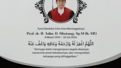 Duka Mendalam, Abangda dari Jurnalis Dr. Muhammad Sontang Sihotang, S.Si., M.Si.,   Prof. dr. H. Aslim D. Sihotang Sp.M Meninggal Dunia. JWI DS: “Kami Kehilangan Keluarga Besar Pers”