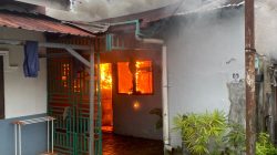 Kebakaran Rumah Di jalan Eka Warni Medan Johor. 
