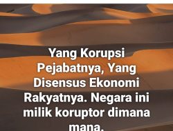 Ketika Korupsi Jadi Struktur Dan Rakyat Jadi Objek     Sebuah Pengingat dari Al-Qur’an dan Hadis   Oleh: Hasan Basri Siregar   Ketua JWI Deli Serdang